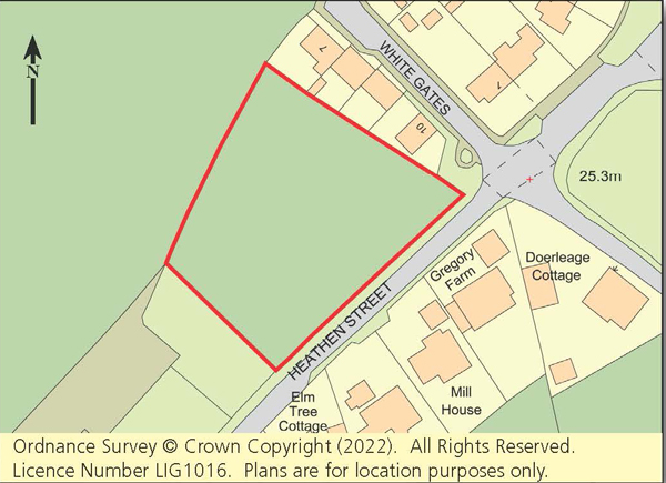 Lot: 99 - THREE-QUARTERS OF AN ACRE OF FREEHOLD LAND WITH DEVELOPMENT POTENTIAL -